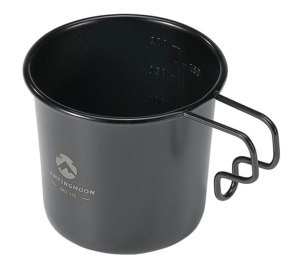 CAMPING MOON Solo Mug M Camping Mug, Black, 210ml, SOLO MUG BKS-190