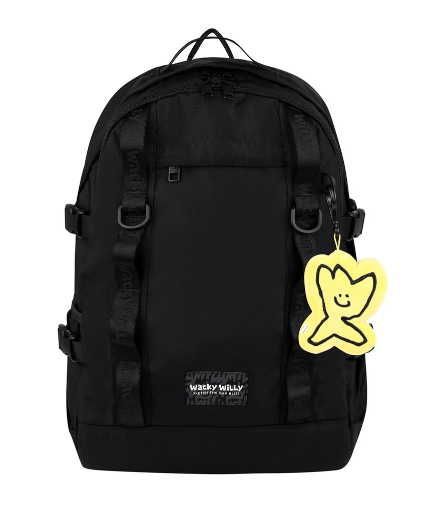 Wacky Willy Cordura Webbing Backpack Black