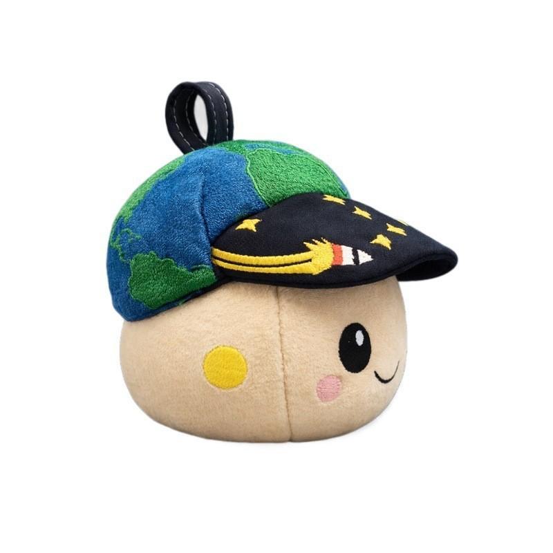 25cm Rise Artemis 2 Plush Earth Shaped Doll Cute Soft Moon Mascot Stuffed Toy Cuddly Space Plushie Home Decor Collectible Gifts