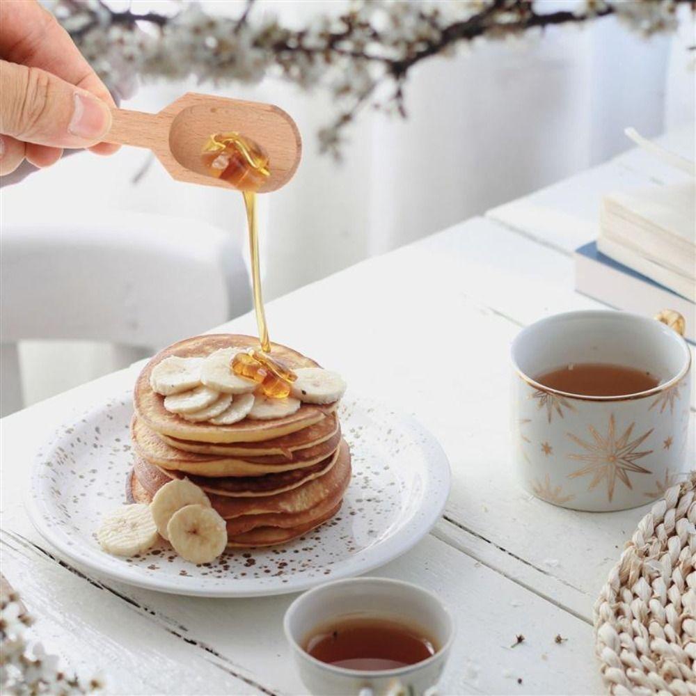 Kitchenware Wooden Unpainted Pharmaceutical Wood Spoons Bath Salt Spoon Tea Spoon Seasoning Spoon