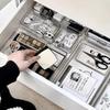 Acrylic Honpo Drawer Divider Small Item Transparent Desk Divider Storage Desktop Cosmetics Clothes Case Organizer Tray, Storage, Tray, Case, Box,