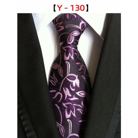 8Cm Polyester Herrenkrawatte Cashew Blumenanzug Krawatte