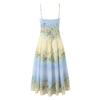 2025 Autumn European Style Women's Bohemian Resort Print Dress 7733