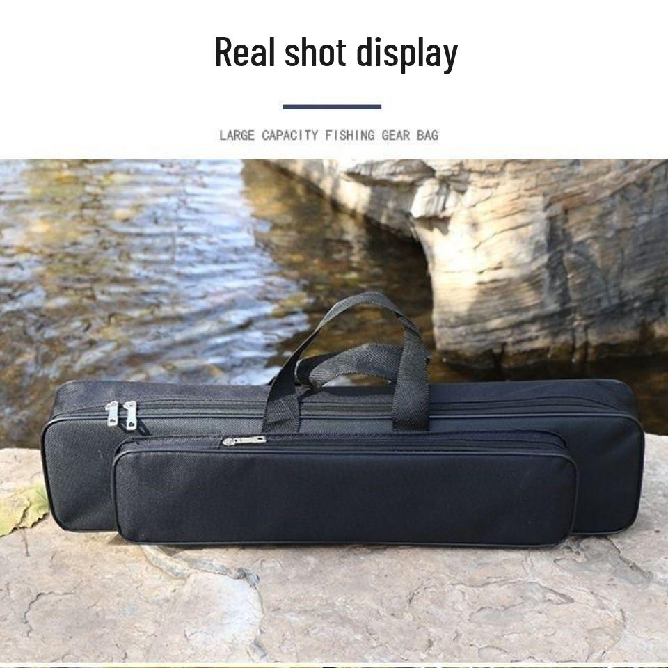 Compact Fishing Rod Storage Bag - 50/60/70/80cm Large Capacity Portable Fishing Gear Bag