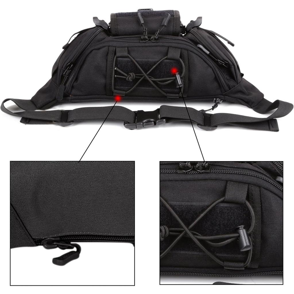 Military Tactical Waist Pack for Men Durable Fanny Pack for Cycling Camping Hiking Hunting Fishing
