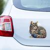 JT122#14x13.3cm Cat Car Stickers Creative Car And Motorcycle Stickers Scratch-resistant Stickers Decoration Motorcycle External Accessories