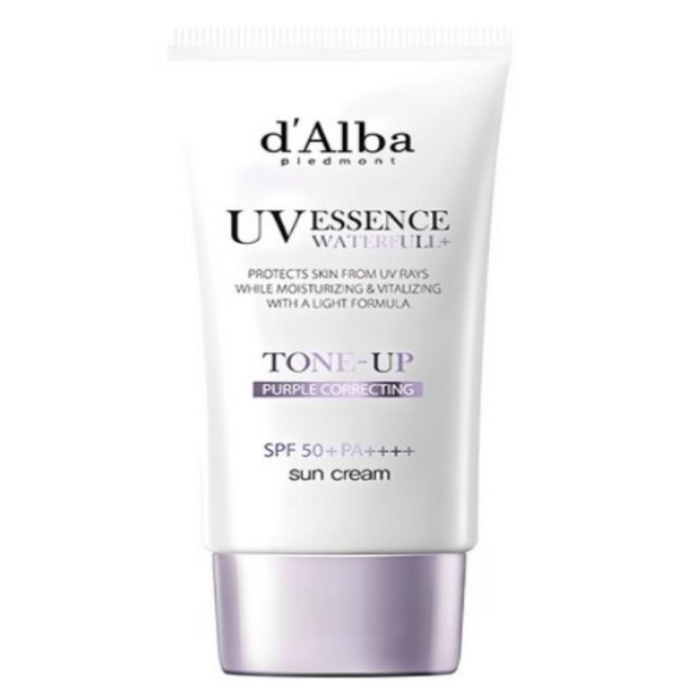 d alba Waterful Purple Tone-Up Sun Cream SPF50+ PA++++ Brightening UV Protection 50ml