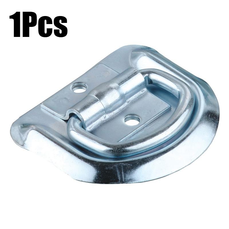 

Universal Car Pull Ring D Type Rope Ring Floor Hook Horizontal Ring Anchor Point for Trailer Cargo Control RV Accessories