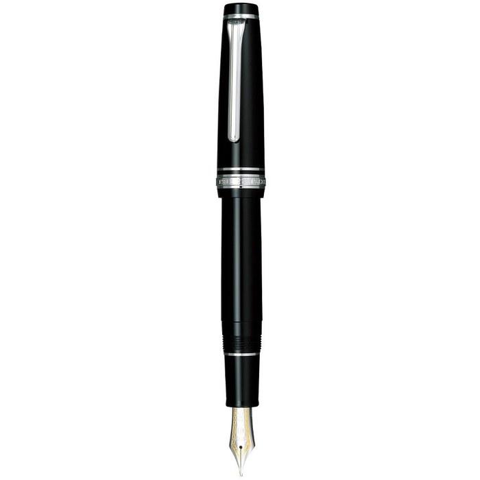 Sailor Professional Gear Fountain Pen Silver Black Medium Nib 11-2037-420