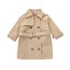Fashion Baby Boys Trench Coat Autumn and Winter Jacket Long Sleeve Baby Double Breasted Cardigan Clothes
