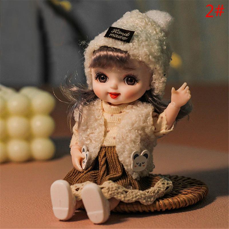 

1Pc 13 Joint Movable Dolls Smile Face Skirt Комбінезон Dress Up Doll Clothes Set