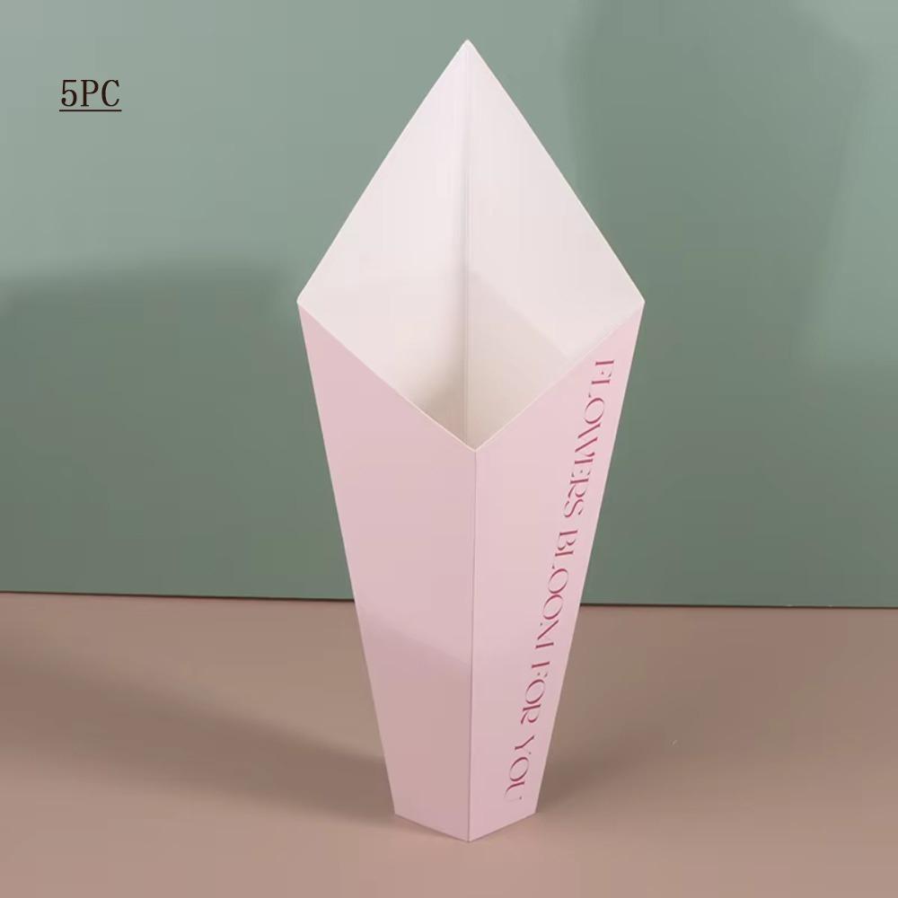 5pc DIY Flower Bundle Box Simple Bouquet Box Creative Flower Arrangement Box Party Supplies