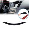 Glossy Piano Black Trument Upper Trim Sticker For Infiniti G37 G25 G35 07-13