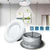 Durable 80-250mm Vent Cover Air Outlet Home Ventilation White Ventilation Cover Adjustable Ventilation Ducting