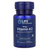 Life Extension Mega Vitamin K2 Capsules, 30 Count