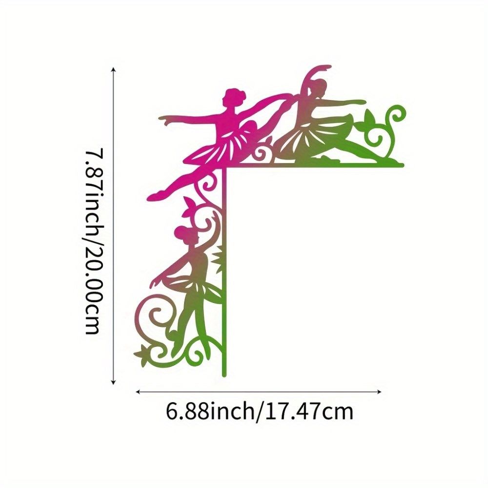 

Elegant Wall Mounted Ballet Dancer Sculpture for Door and Frame Corner Decoration