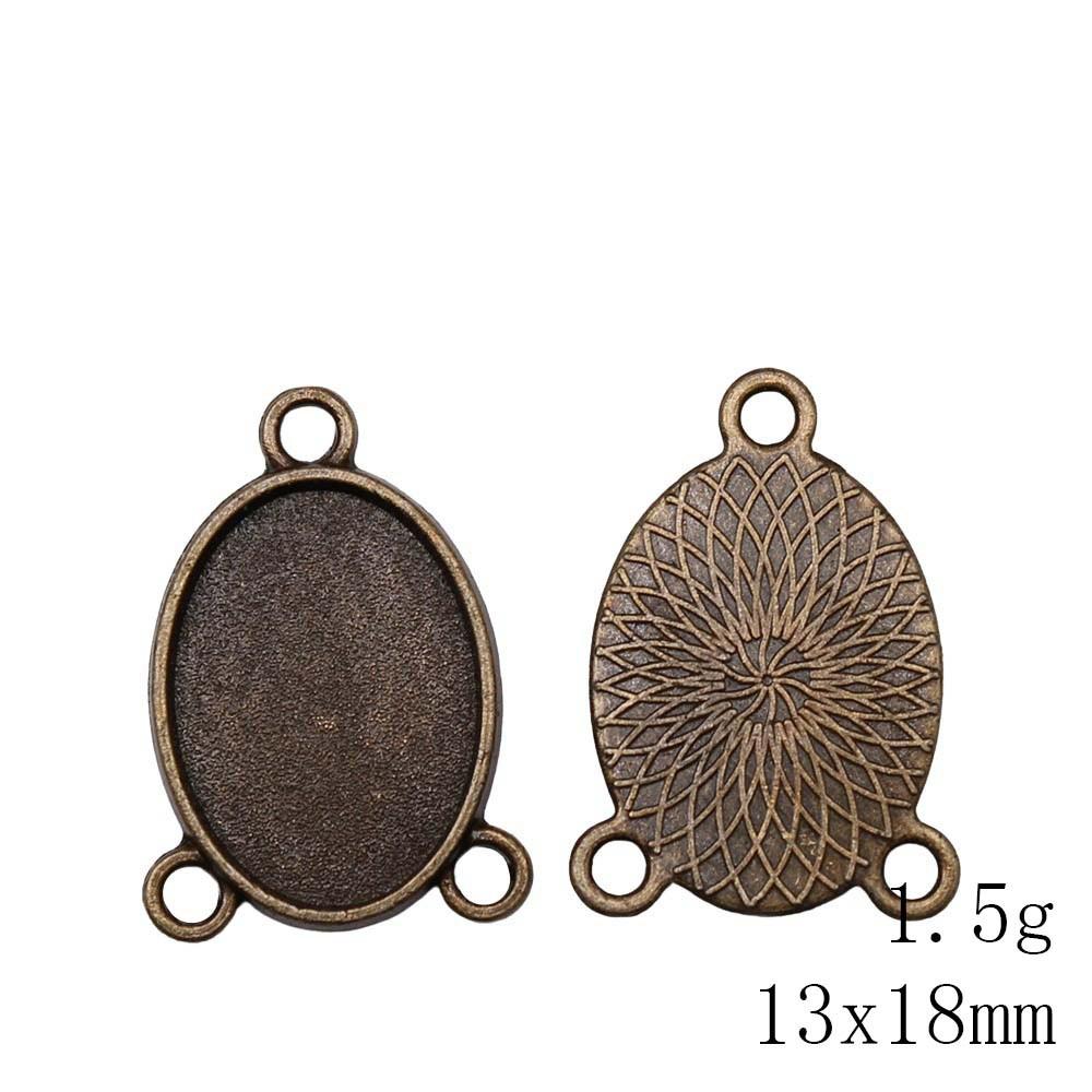 NewArrivals Accessories Jewelry Three-Hole Multi Size Glass Cabochon Base Setting Tray Accessories Parts Souvenir Men's Accessories