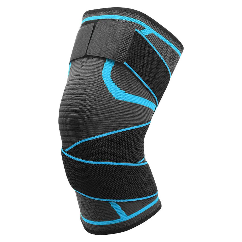 Figure-Eight Cross-Band Knee Pads, Outdoor Sports Compression Brace for Running, Cycling, Basketball, Hiking, Fitness