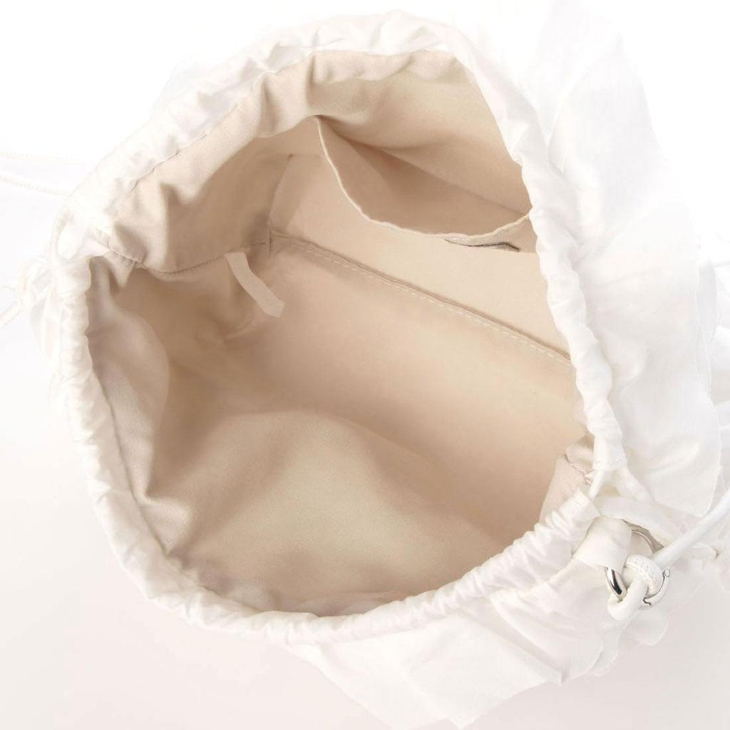 Cotton Frill Shoulder Bag WH [Cache Cache] 01-00-82060 Women's