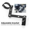 Headlight Bracket, Motorcycle Headlight Bracket Fork Mounting Clamp Universal Accessory Black (41-51mm)