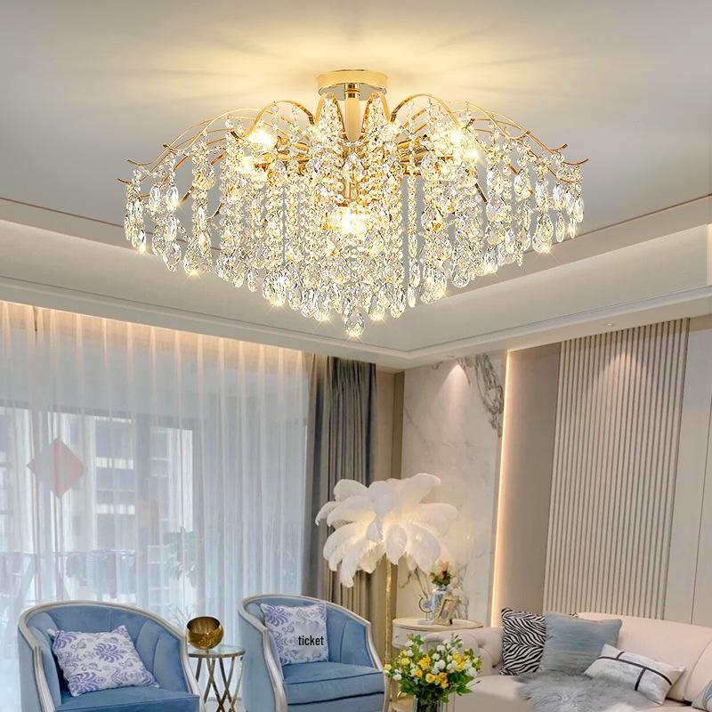 Contemporary Luxury Crystal Chandelier for Living Room, Villa, Hotel Lobby, or Dining Room