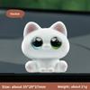 Cute Kitten Car Decoration Item, Car Center Console, Soothing Cartoon Decoration, Desktop Display Screen, Workstation Small Decoration Item