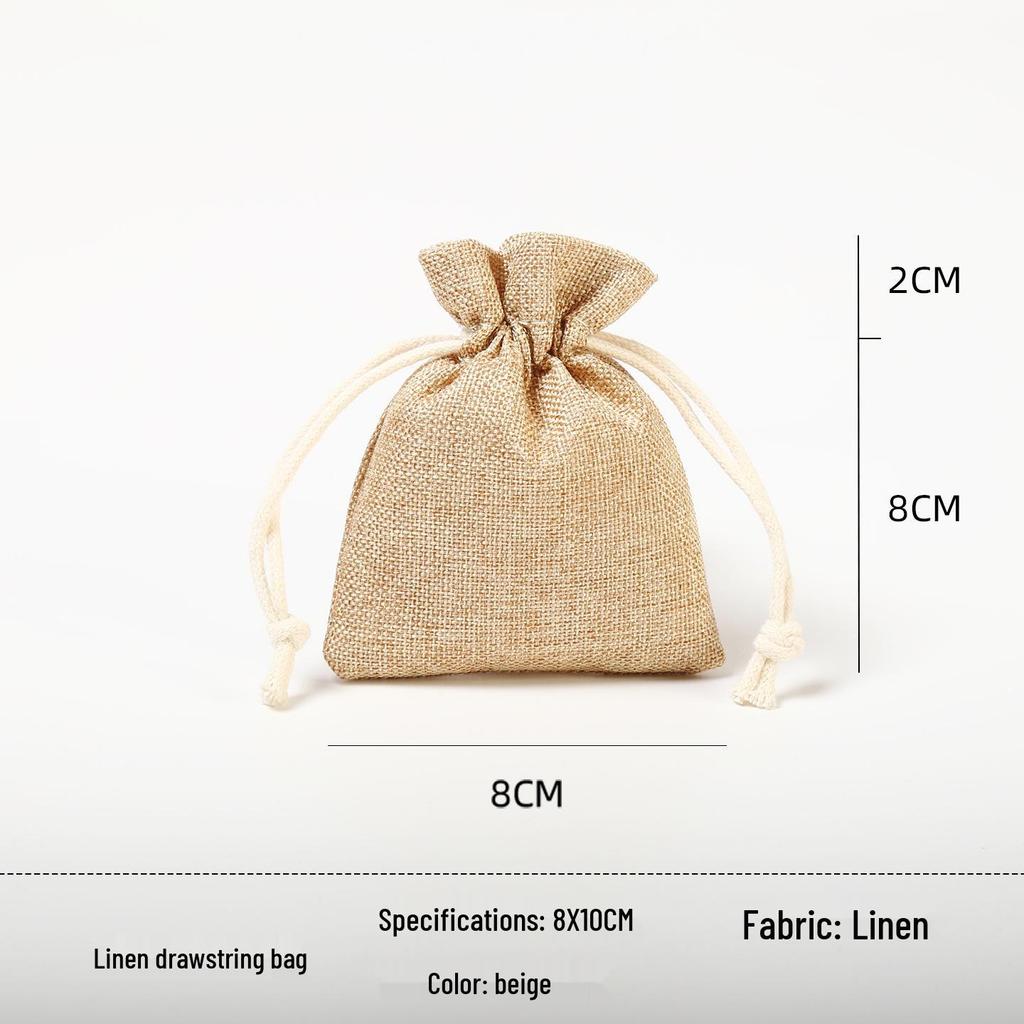 Custom Drawstring Wenwan, Cotton, Linen, or Rice Bag