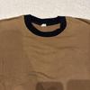 [USED] Rare and Rare 80s Brown-black Two-tone T-shirt Made In the USA, Single Stitched