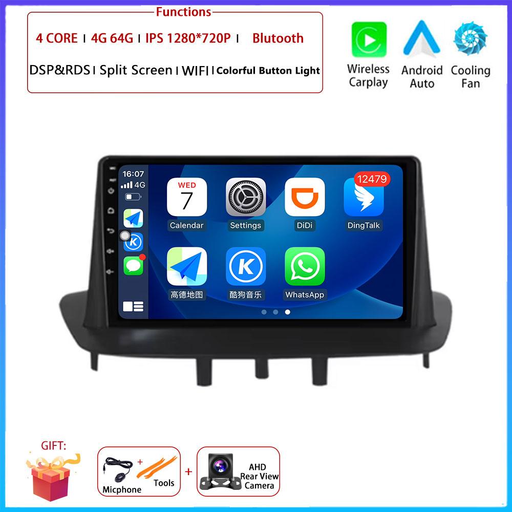 Android OS For Renault Megane 3 Fluence Samsung SM3 2008 - 2014 Car Radio Stereo Multimedia Video GPS Navigation Player BT 5.0