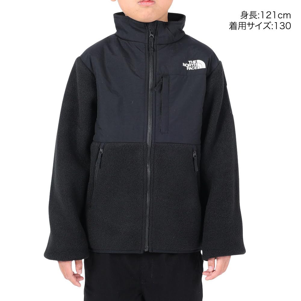 The North Face Denali Cold Size 130 Kids' Jacket, Unisex, Weather, Warm, Lightweight, Black,