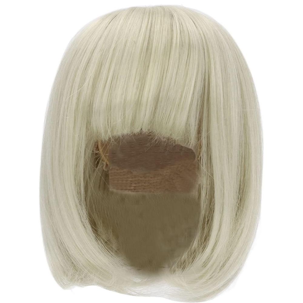 High Temperature Fiber Doll Hair Pink Brown Green Doll Toy Accessories BJD SD Wig  for Plush Dolls
