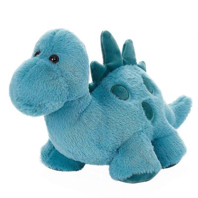Malé plyšové hračky s dinosaury, plyšové hračky stegosaurus, modré