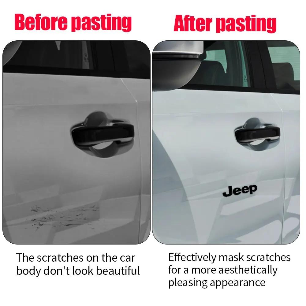 Waterproof Jeep Car Sticker Auto Decal for Renegade Wrangler Grand Cherokee Compass Patriot Side Body Trunk Bumper Accessory