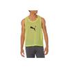 Puma Logo Round Neck Sleeveless Vest Men tops Yellow 657251-42