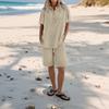 Women's Casual Pants Set Fashion Women's Shirt Soild Two Piece Set