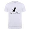 You Are Offline Error 404 Page Computer Dinosaur T Shirt Funny Birthday Gift For Unisex Husband Boyfriend Programmer Cotton Tshirt