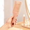 Elastic Tooth Brush Curly Hair for Women, Scalp Massage Vented Paddle Women Brush, Anti-static Detangling Styling with Ergonomic Handle Comb