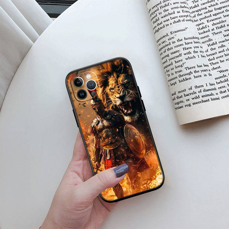 IR25 Spartan Warrior Case for Samsung A06 A35 A25 A24 A15 A05S A05 M55 M35 M15 A02 A12 A13 A10 A16 A20 A30 A22 A31 A32 A33 A42 A50