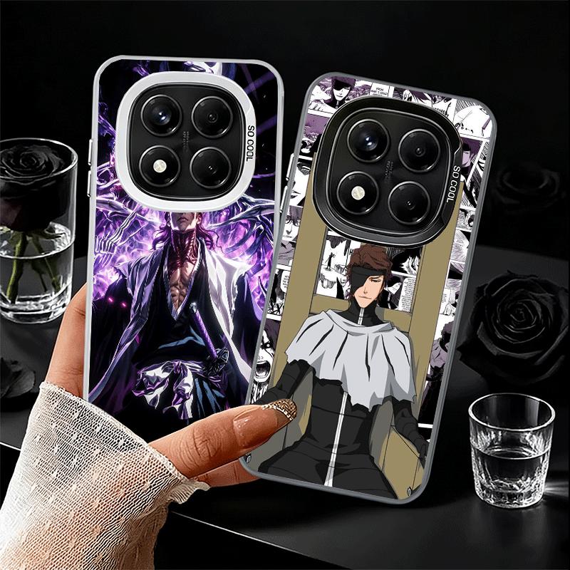 Bleach Aizen Sousuke Soft Phone Case for Samsung Galaxy S24 S25 FE S26 Edge S23 Ultra S22 Plus S21 + Shockproof Cover Back Shell