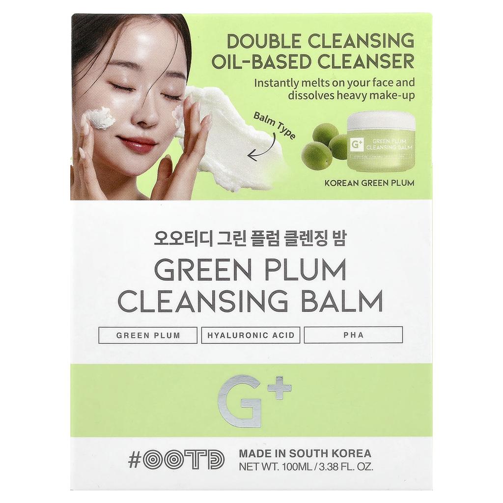 OOTD, Green Plum Cleansing Balm, 100ml (3.38 fl oz)