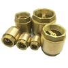 1/2" 3/4" 1" 1-1/4" 1-1/2" 2" BSP Brass Hex In-Line Spring One Way Check Valve Non-Return Valve