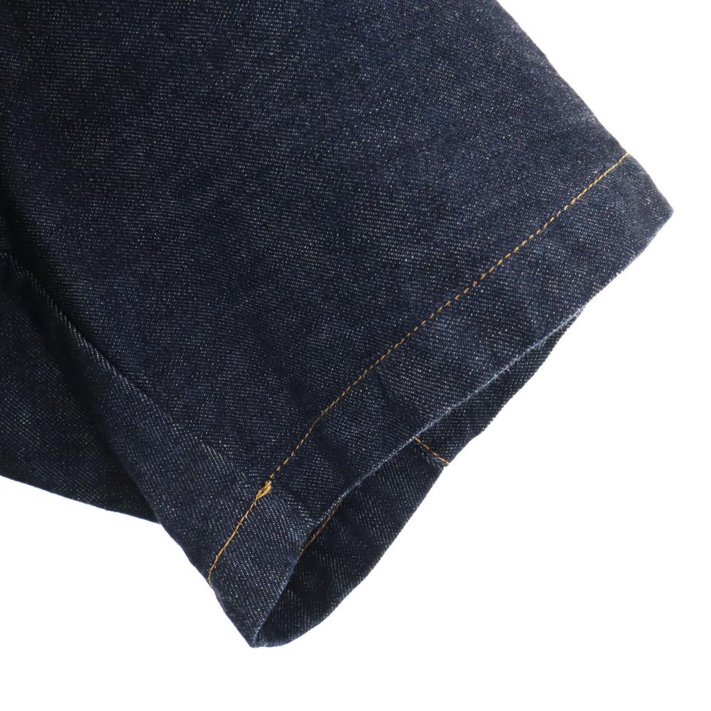 BOTTEGAVENETA fabriqué en Italie Veste en jean à manches courtes 48 Indigo Homme Occasion