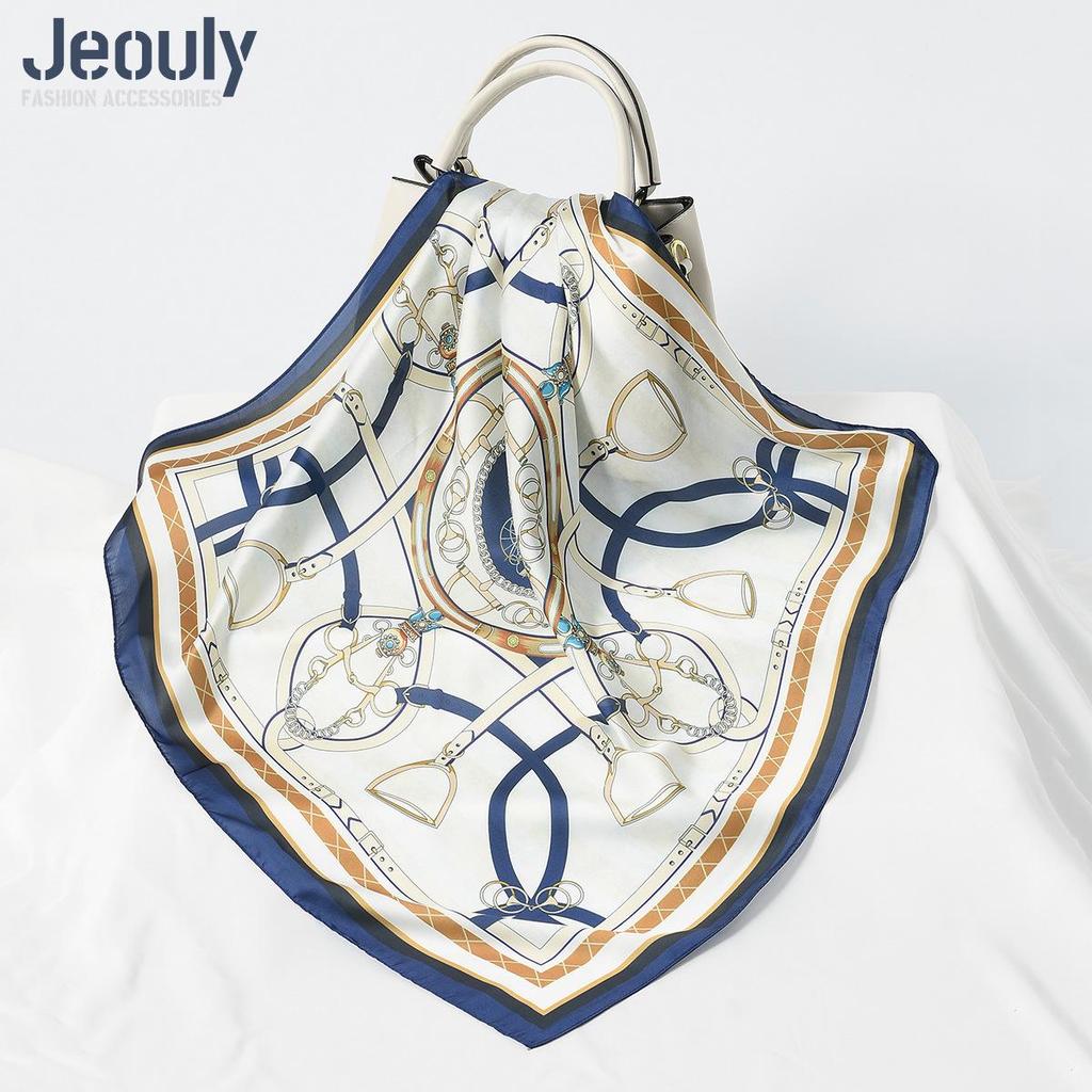 Cross-Border 70cm Silk Cashew Print Scarf - Autumn/Winter Women's Fashion Headscarf