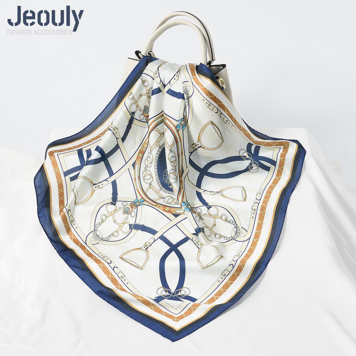 

Cross-Border 70cm Silk Cashew Print Scarf - Autumn/Winter Women s Fashion Headscarf