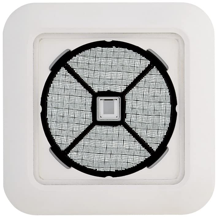 Unix Indoor Resin Register KRP150BWF Square Register with Saran Net Filter