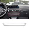 ABS Silver Center Console Volume Knob Frame Trim For BMW 1 2 Series -