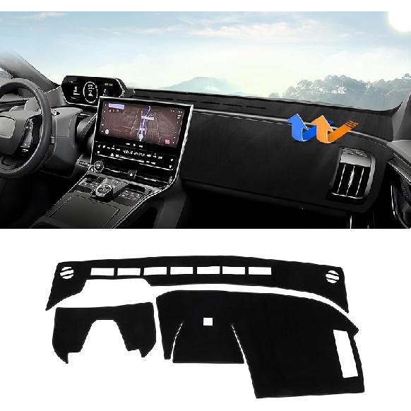 Autorder Dashboard Cover Mat For 2002-2005 Dodge Ram 1500 & 2003-2005 2500/3500 Accessories Dash Cover Flannel Dash Mat Sunshade Glare UV Rays