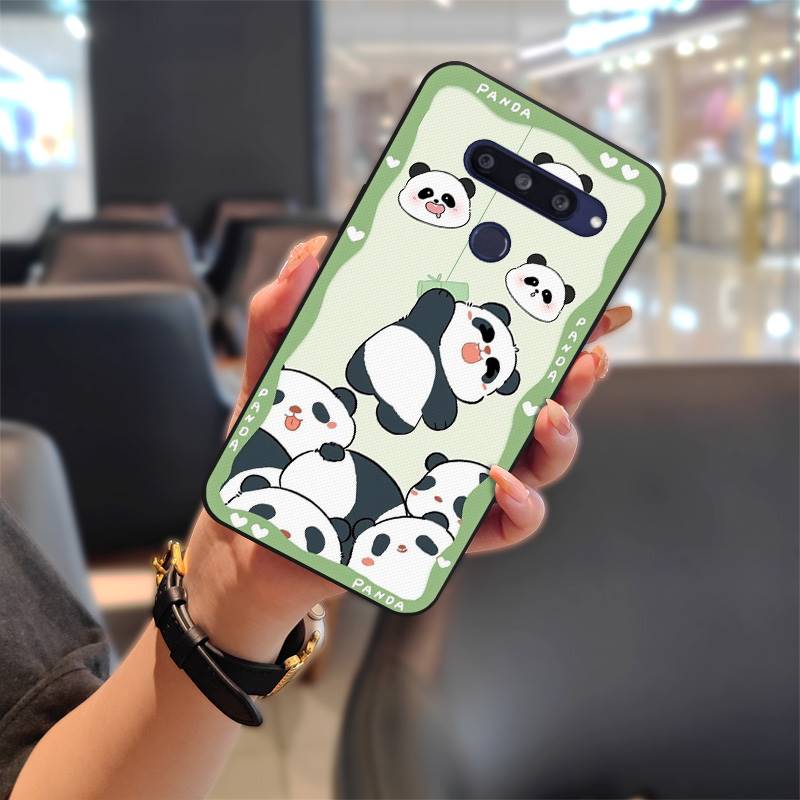 Waterproof Anti-dust Phone Case For LG V40 Back Cover Cute Shockproof Cover Full Wrap Protective Cartoon Durable TPU