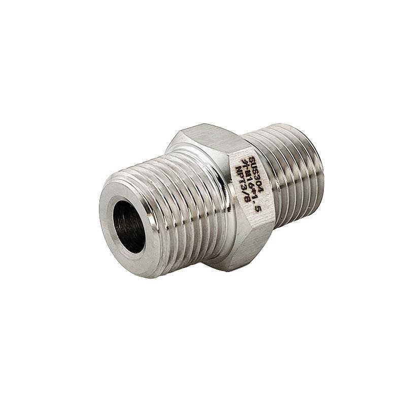 Stainless Steel 304 Threaded Adapter M16x1.5 to NPT3/8 Reducer
