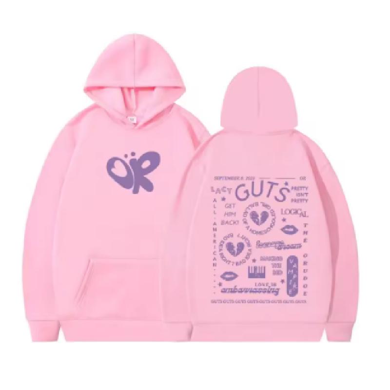 Sour Guts Vampire Hoodie Men's Women's Clothing Fashion Vintage Hooded Sweatshirts Harajuku Hip Hop Oversized Hoodies Streetwear